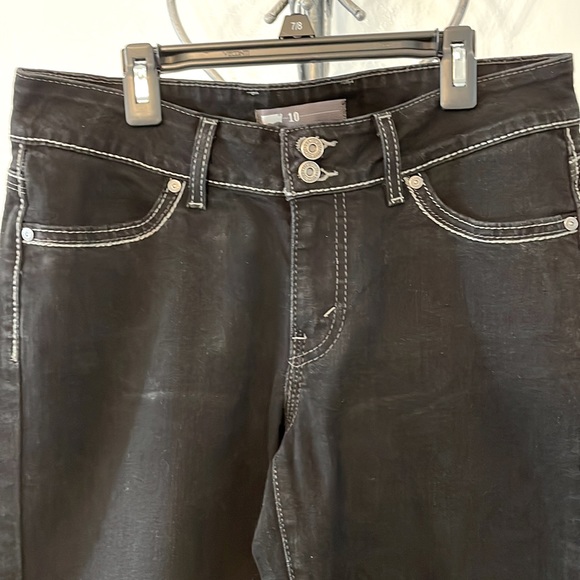 Levi’s capri black jeans, size: 10, used twice - Picture 2 of 4